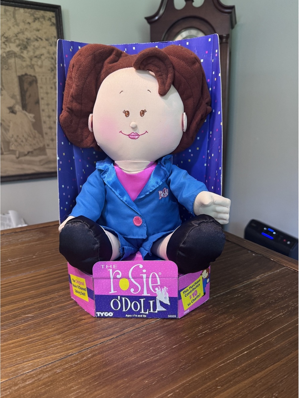 Vintage 1995 Tyco Rosie O’Doll Talking Doll Works In Original BoxRosie O’Donnell